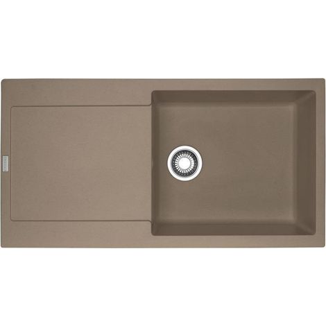 Franke Einbauspüle Maris MRG 611-97 XL Fragranit+ Cashmere, Excenterbedienung (Druckknopf) (1/3)