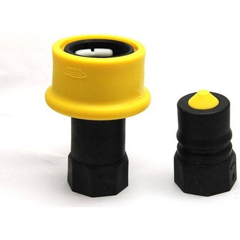 Coupleurs rapides male femelle DRY SHUT avec filetage femelle 1'' BSP (1/2)