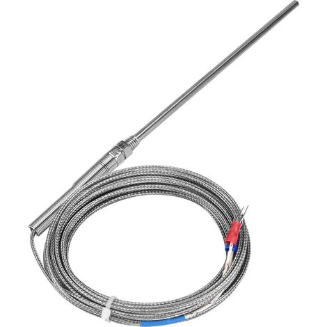 1 sonde thermocouple M8 K avec fil de 150 mm, plage 0-400 ℃, réponse rapide, précision élevée, pour usage industriel (1/5)