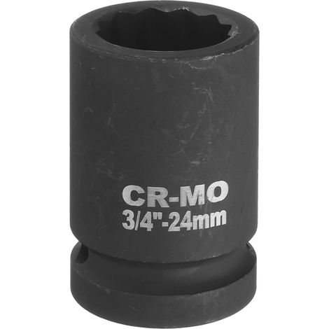 Clé Douille Chocs 12 Points 24mm Métrique Réparation Auto (1/5)