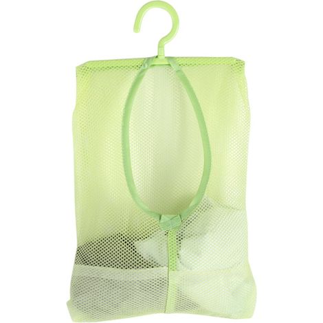 Mehrzweck-Aufbewahrungsbeutel aus Netzgewebe zum Aufhängen für Socken, Strümpfe, BHs, Unterwäsche, Badezimmer, Hellgrün (1/5)