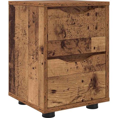 Maison Exclusive - Nachttisch Altholz 30,5 x 30 x 43 cm Holzwerks