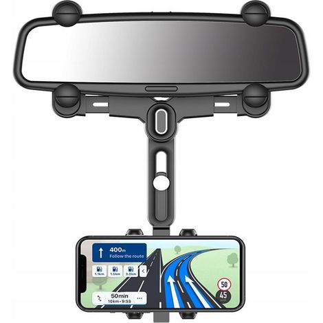SUPPORT DE TÉLÉPHONE POUR RÉTROVISEUR ROBUSTE (1/5)