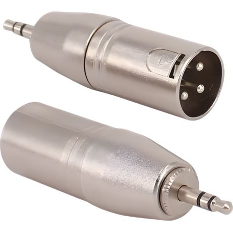 3,5-mm-XLR-Stecker auf XLR-Buchse, zweikanalige 3,5-mm-Audiobuchse, symmetrischer XLR-Stecker für Mischpulte. (1/5)
