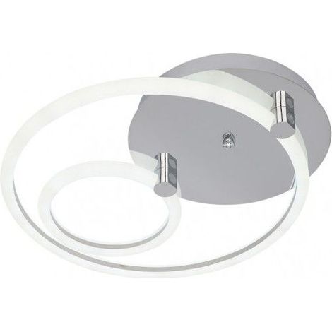 FABRILAMP 172082020  Plafon 37w 3000k, 4000k, 6500k Cromo Alya 9x44x40cm  4995 Lm Regulable, Memoria y C. Remoto