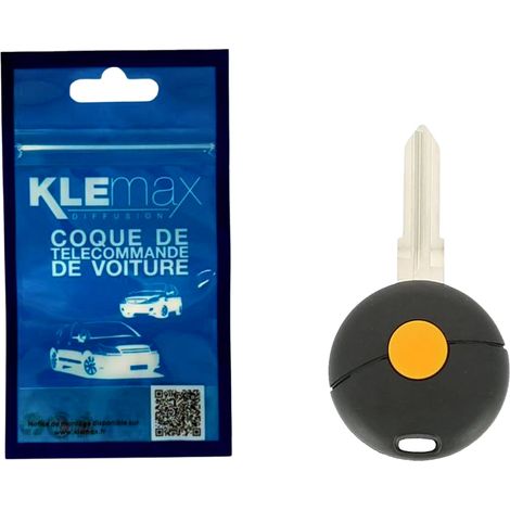 COQUE CLE ADAPTABLE SMART 1 BOUTON LAME CRANTEE FIXE