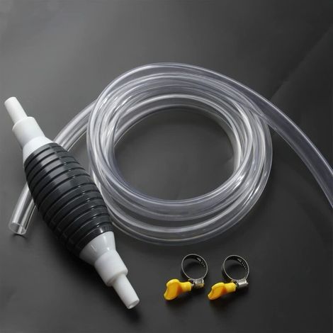 Fuel transfer pump kit, high-flow hand pump, portable manual fuel transfer pump for cars, for gasoline, diesel, oil, liquids, fish tanks with tubing (1/5)