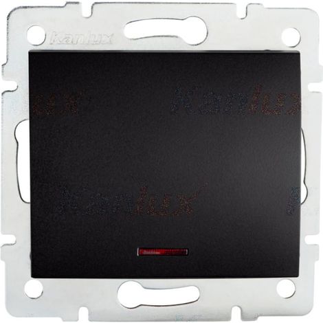 LED-Treppenschalter, mattschwarz, Kanlux 33625 (1/2)
