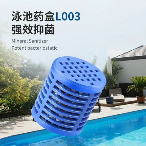 Boîte de nettoyage pour filtre de piscine thermale Spa L003, filtre antibactérien ultra longue durée (4 mois).