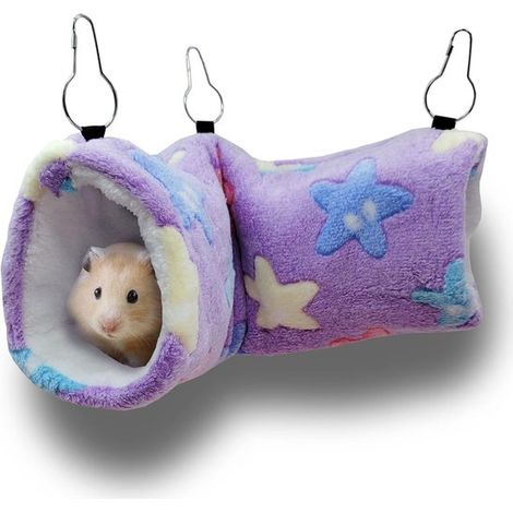 Túnel para animales,5015 cm,Cama túnel supersuave para ratas,petauros del azúcar,Hamaca para mascotas pequeñas,Hamaca para cobayas (1/5)