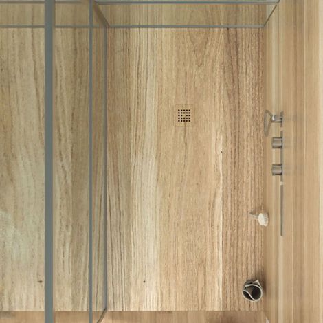 Plato de ducha Cuarzo 70x100cm Crema Ral-1013 (1/3)