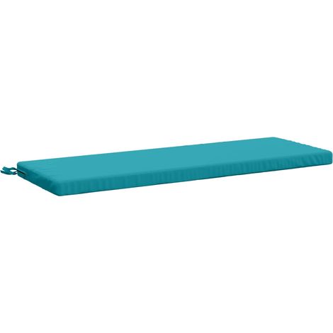 vidaXL Cuscino per panchina SOEST 100% Poliestere Turchese