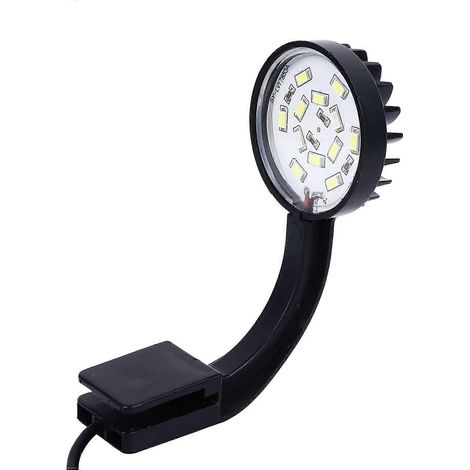 Lampe d'aquarium étanche, petite et lumineuse, 5 W, prise européenne 100-220 V (1/3)