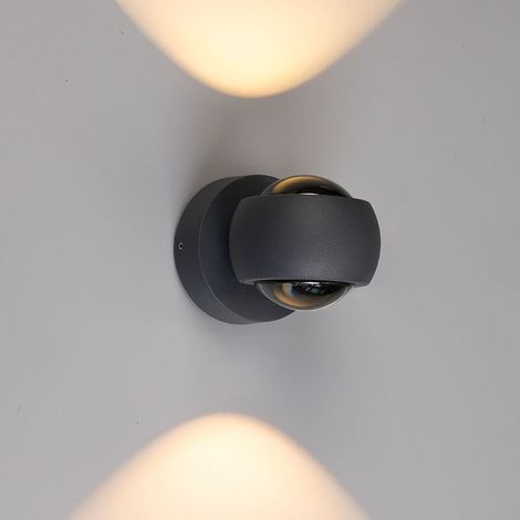 [GEBRAUCHT] B-Ware LCD Außenleuchte Wandleuchte LED Up Down Hauseingang Terrasse Direkt Indirekt (1/2)