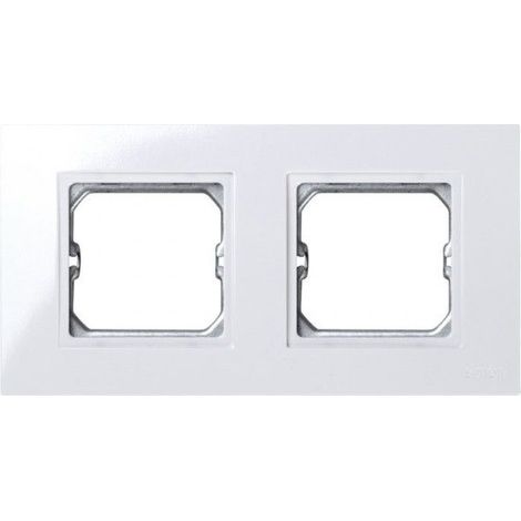 Marco 2 elementos BLANCO para pieza intermedia Simon 27 PLAY 2701620-030 (1/2)
