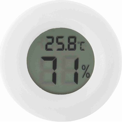 Eosnow Mini thermomètre hygromètre numérique LCD rond pour reptiles (1/5)