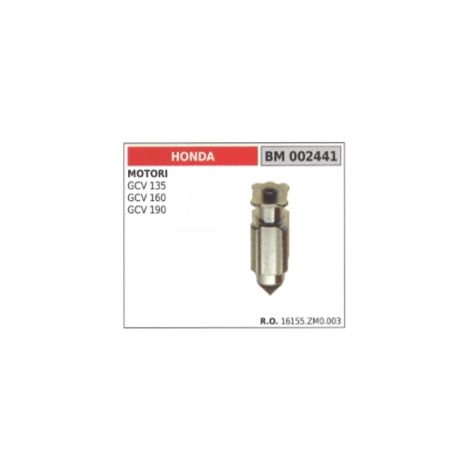 Spillo carburatore HONDA GCV35 GCV160 GCV190 tagliaerba rasaerba 16155.ZM0.003