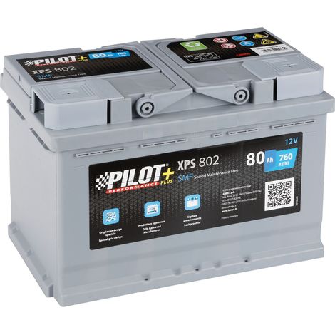 Batteria 12V - Pilot SMF - 80 Ah - 760 A - L3