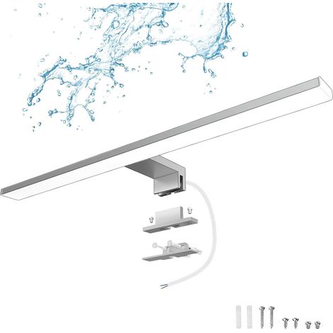 LED Spiegellampe Bad 50cm 1200lm Spiegelleuchte 15W Badleuchte Neutralweiß 4000k,Spiegellampen Spiegel Badezimmerschrank 230V,Badspiegelleuchten Badezimmerspiegel IP44 (1/5)