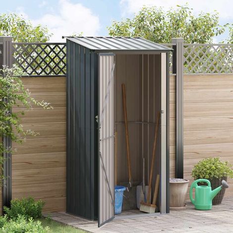 Abri de Jardin 103x74x200cm Anthracite - Remise Stockage Extérieur-x (1/5)