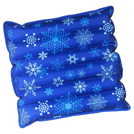 Coussin De Siège Voiture Rafraîchissant Motif Flocon De Matelas Eau Glacée Pour Couverture Fraîcheur Automobile Pour Siège Simple (1/5)