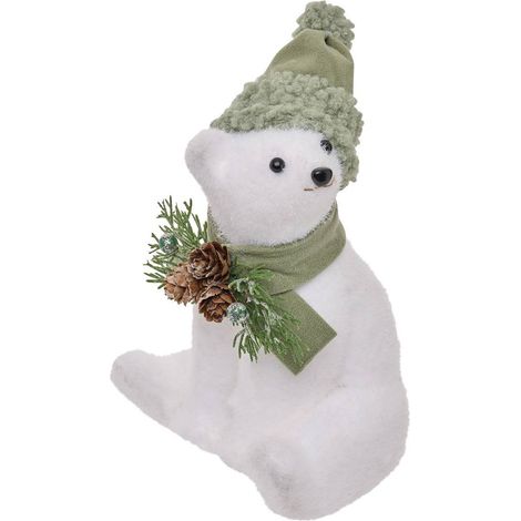 Plf orso seduto cappello verde - Feeric lights & christmas (1/5)