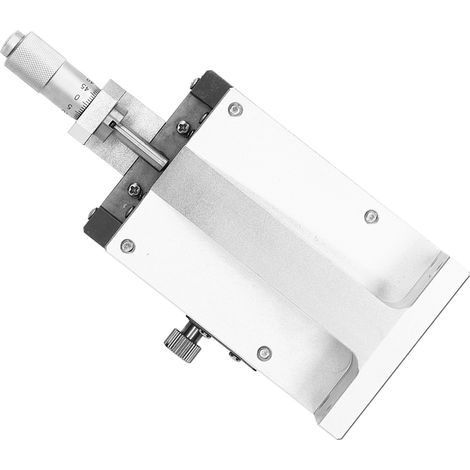Table linéaire ZSG60 60x60mm, axe Z manuel à vis fine, platine coulissante à guidage à billes, réglage de précision compact. (1/5)