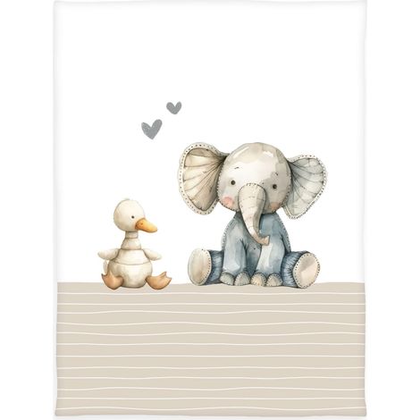 Herding babybest Coperta in microfibra, Cuddle Crew, 75 x 100 cm, 100% poliestere, multicolore (1/5)