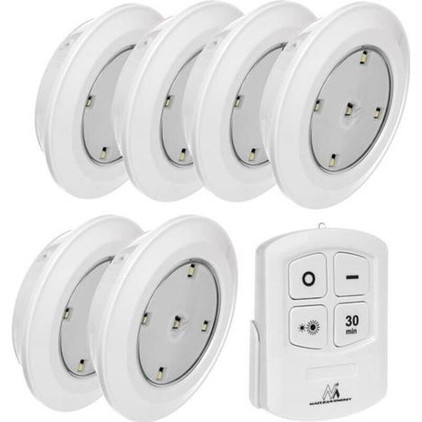 Plafoniera/applique a LED (bianca) con telecomando wireless Maclean MCE165