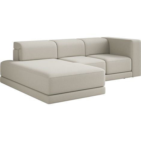 Selsey Novals - Ecksofa L-Form, 4-Sitzer, links, Chenille Greige, 278 cm (1/5)