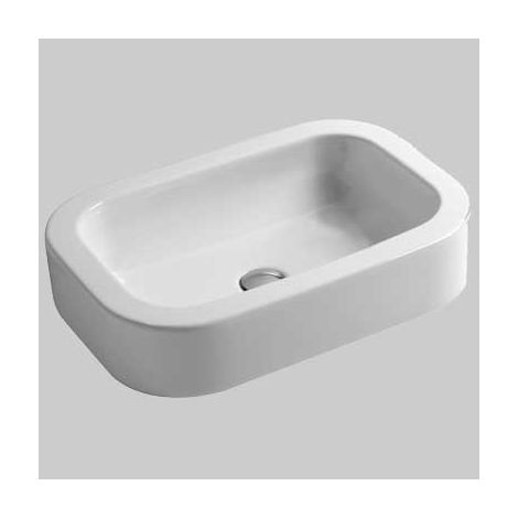 Lavabo appoggio glaze - 60x41 h. 14