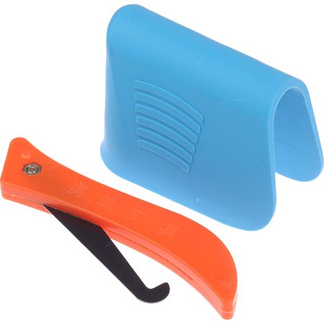 Kit de jointoiement pour carrelage, outil silicone résistant + couteau de nettoyage de joints (1/5)
