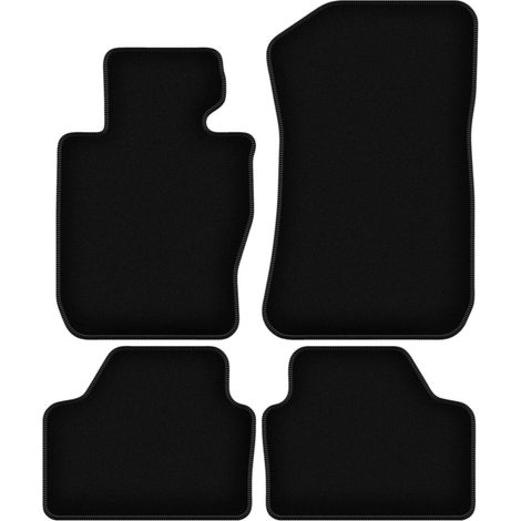 Tapis de sol en velours noir BASIC pour BMW X1 E84 xDrive 0 (2004-2011)