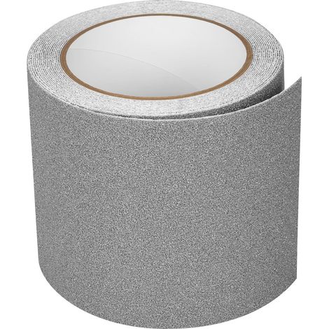 Rutschfestes Klebeband, 1 Rolle (10 cm x 5 m), selbstklebend, stark haftend, grau (1/5)