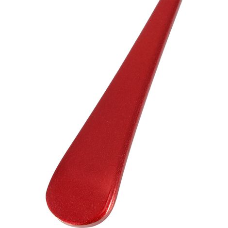 Lot de 5 cuillères à soupe en acier inoxydable, cuillères pour enfants, cuillères à soupe, couverts, ustensiles de cuisine, rouge (1/5)