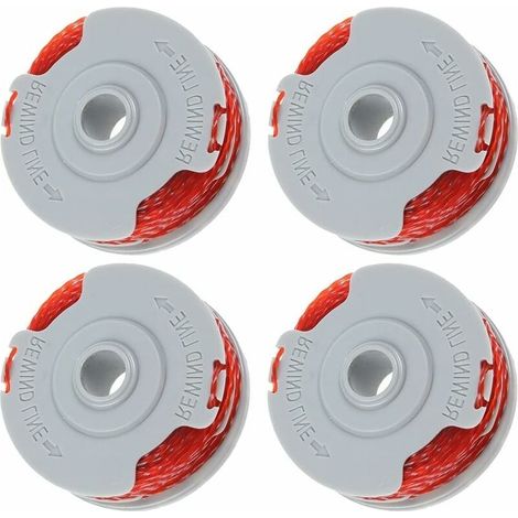 Lot de 4 Bobine Fil Coupe Bordure pour Flymo FLY021 Bobine de Fil Debroussailleuse Bobine de Rechange pour flymo Coupe Bordure 36ft/1,5 mm (1/5)