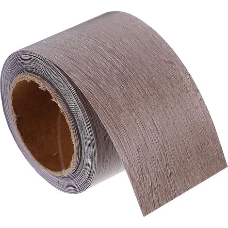 Rouleau de moulure adhésive en PVC, motif bois, flexible et durable (1/5)