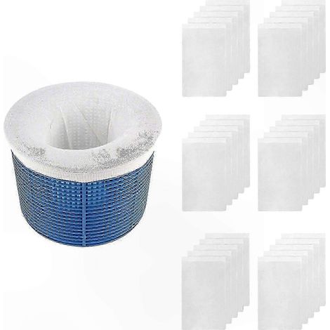 Kit d'écumoires de piscine réutilisables ultra-fins, 30 pièces, compatible avec les collecteurs de débris (1/5)