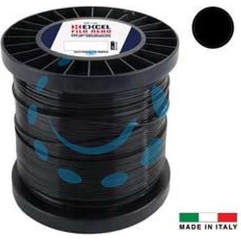 Fil de débroussailleuse rond en nylon noir Pro - ø 3 mm en écheveau de 220 m