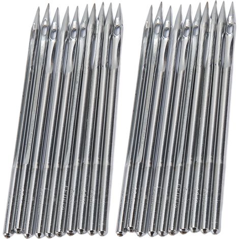 Aiguilles de rechange pour machine à réparer les chaussures (20 pièces), en acier inoxydable durable, faciles à installer, type SL 26.