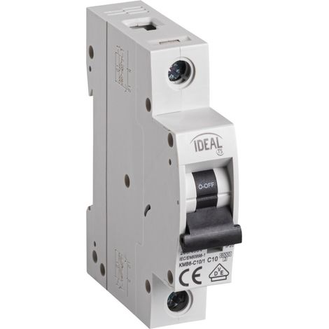 Kanlux KMB6 23145 1P Miniature Circuit Breaker (MCB) for Lighting Circuits, DIN Rail TH35 Mount, Overload & Short-Circuit Protection, Home/Commercial Use, 2-Year Warranty (1/2)