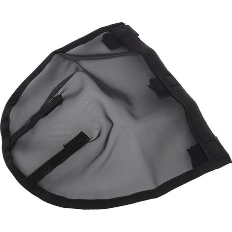 Couvre-nez en filet de nylon respirant pour chevaux, confort accru, ajustable, protection du visage, filet de nez pour bétail, taille M (1/5)
