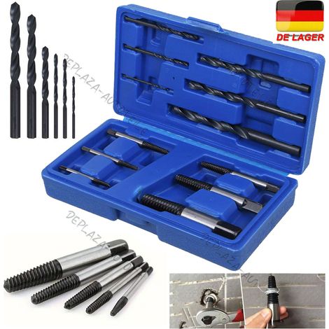 Extracteur de vis à gauche 12 pièces avec jeu d'outils de perçage HSS (1/5)