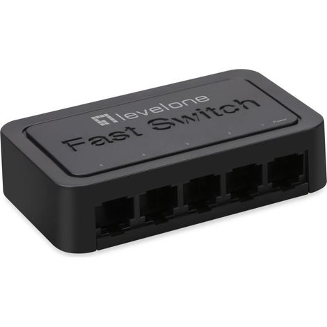 LevelOne FEU-0512 Netzwerk-Switch Unmanaged Fast Ethernet (10/100) Schwarz