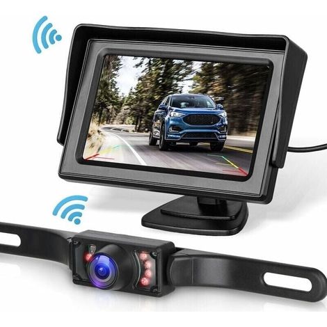 Rückfahrkamerasystem-Kit für Pkw/Lkw/Transporter/Pickups/Wohnmobile mit 4,3-Zoll-Monitor und Rückfahrsystem (1/4)