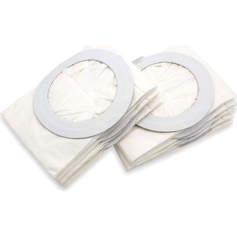 vhbw 10x bolsa compatible con Nilfisk GD 5 Batterie, 5 Hepa, 5 back, 5, 5 Fly aspiradora - papel blanco
