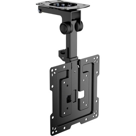 AISENS - CT43S-187 - Monitor/TV-Ständer - Schwenkbare Decke, klappbar 20Kg de Monitor/TV-Ständer de 19-43, Schwarz