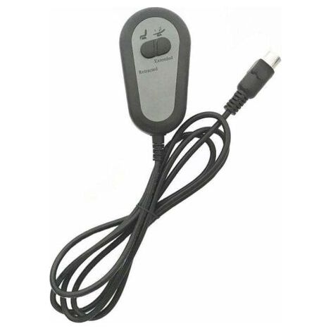 Fernbedienung für Relaxsessel, XU, Relaxsessel-Steuerung, manueller Schalter mit 2 Tasten und 5 Polen für die meisten elektrischen Relaxsessel und Lifte -