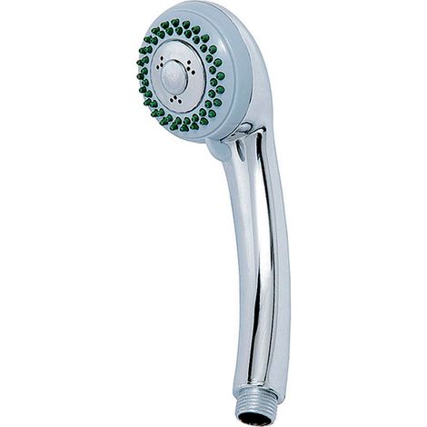 Poignée De Douche Anti-Calcaire. Classique. 3 Fonctions. Couleur Chrome. Edm (1/2)