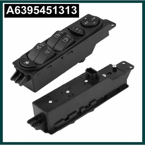 Interrupteur de régulateur de commande de fenêtre Power Master, pour Mercedes Benz Viano Vito W639 A6395451313 (1/5)